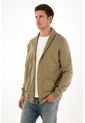 Tennis Buzo De Cuello Con Solapa Verde Para Hombre de Tennis