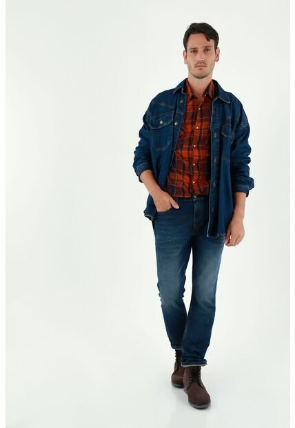 Jean Clásico Azul Oscuro Para Hombre - Compra Ahora | Dafiti Colombia