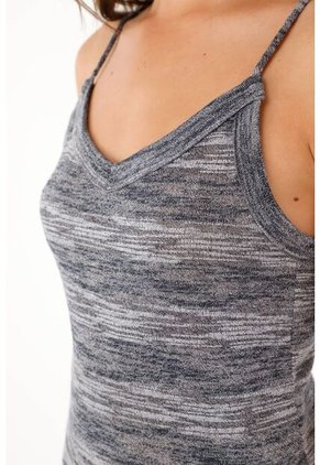 Tennis Camiseta Tipo Pañoleta Gris Para Mujer