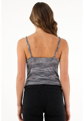 Tennis Camiseta Tipo Pañoleta Gris Para Mujer