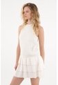 Tennis Vestido Corto Con Cuello Alto Para Mujer de Tennis