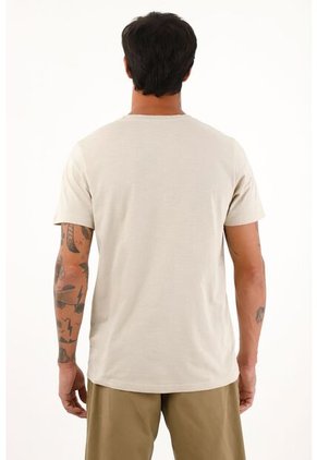 Camiseta En Tela Jersey Crudo Para Hombre