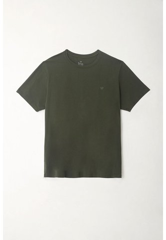 Camiseta Manga Corta Verde Para Hombre Tennis