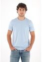 Tennis Camiseta Con Estampado En Espalda Azul Para Hombre de Tennis