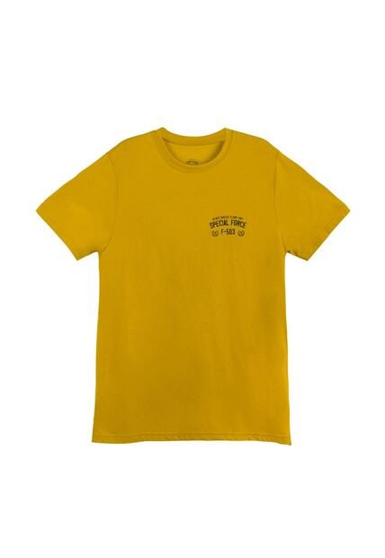 Tennis Camiseta Básica Amarilla Para Hombre