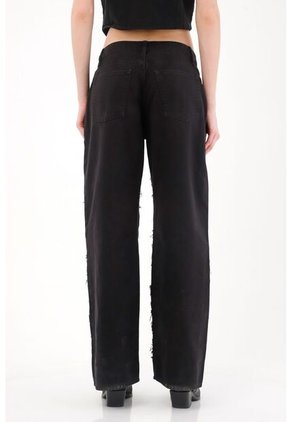 Tennis Pantalón De Tiro Alto Negro Para Mujer