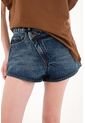 Tennis Short En Denim Con Jota Asimétrica Azul Para Mujer de Tennis