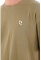 Tennis Camiseta Básica Estampada En Espalda Verde Para Hombre de Tennis