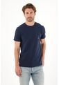 Tennis Camiseta En Tela Con Textura Azul Para Hombre de Tennis