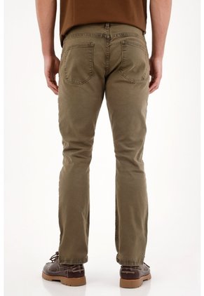 Tennis Pantalón Nudy Tiro Medio Verde Para Hombre