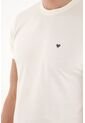 Tennis Camiseta Con Cuello Redondo Estampada Crudo Para Hombre de Tennis