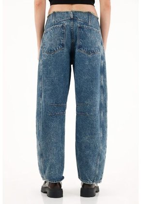 Tennis Jean Horseshoe Tiro Bajo Tono Medio Para Mujer