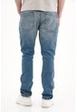Tennis Jean Nudy Tiro Medio Azul Con Textura Suave Para Hombre de Tennis