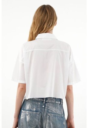 Tennis Camisa Clásica De Manga Corta Blanca Para Mujer