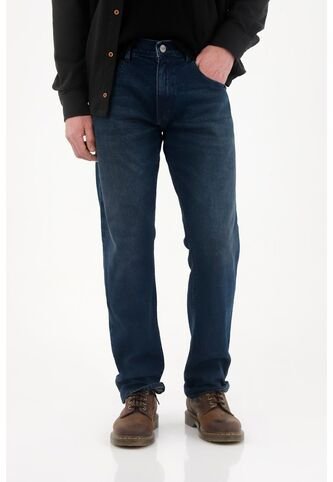 Tennis Jean Recto Tono Azul Oscuro Para Hombre Tennis