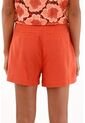 Tennis Bermuda Naranja De Tela Fluida Para Mujer de Tennis