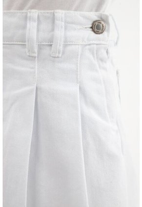 Falda Crudo Con Tablas Para Niña