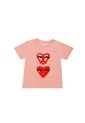 Camiseta Rosada Con Estampado Para Niña de Tennis