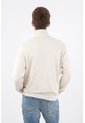 Tennis Buzo Regular Fit Con Media Cremallera En Algodón Beige Para Hombre de Tennis