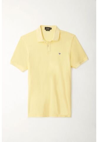 Tennis Polo Amarilla Con Raqueta Multicolor Para Hombre Tennis