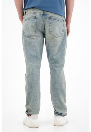 Tennis Jean Nudy Tono Claro Froster Azul Para Hombre