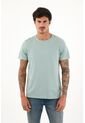 Tennis Camiseta En Tela Jersey Verde Para Hombre de Tennis