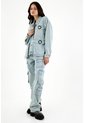 Tennis Chaqueta Con Bolsillos Cargo Azul Para Mujer de Tennis