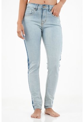Tennis Jean Super Slim Azul Para Mujer