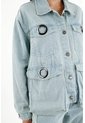 Tennis Chaqueta Con Bolsillos Cargo Azul Para Mujer de Tennis