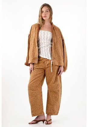 Tennis Pantalón Horseshoe De Animal Print Para Mujer