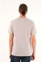 Camiseta Manga Corta De Tela Con Textura Café Para Hombre de Tennis