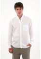 Tennis Camisa De Botones Blanca Para Hombre de Tennis