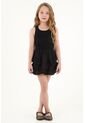 Vestido Corto Con Boleros Y Elástico En La Cintura Para Niña de Tennis