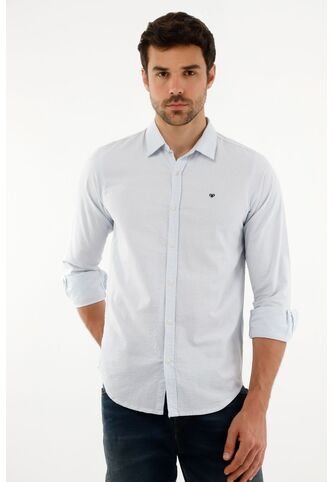 Tennis Camisa Azul Con Mini Raqueta Para Hombre Tennis
