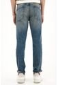 Tennis Jean Skinny Tiro Medio Azul Con Acabado Ligero Para Hombre de Tennis