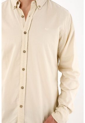 Tennis Camisa Manga Larga Con Raqueta Bordada Verde Para Hombre