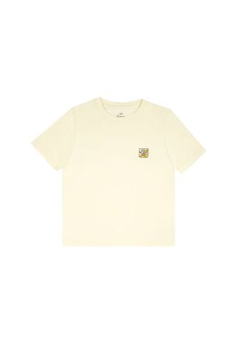 Camiseta Básica Estampada Crudo Para Niño Tennis