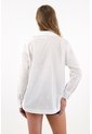 Tennis Camisa Amplia En 100% Algodón Blanca Para Mujer de Tennis