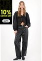 Tennis Camisa Con Leve Transparencia Negra Para Mujer de Tennis