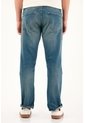 Tennis Jean Recto Tono Medio Con Desgastes Azul Para Hombre de Tennis