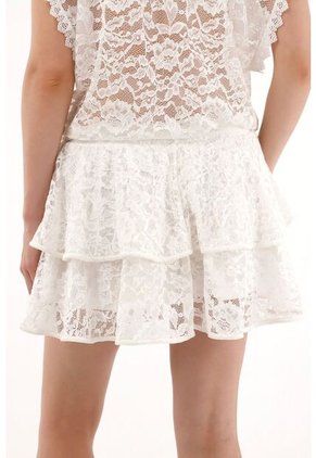 Tennis Falda En Encaje Con Boleros Para Mujer