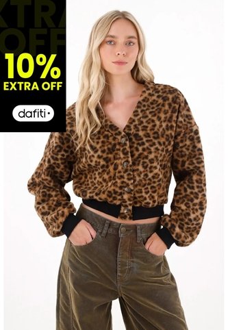 Tennis Buzo Afelpado En Animal Print Para Mujer Tennis