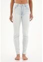 Tennis Jean Jegging Tiro Alto Tono Ice Para Mujer de Tennis