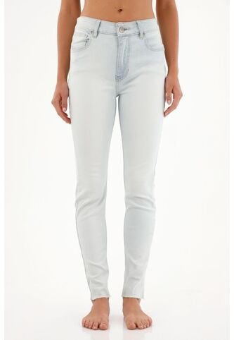 Tennis Jean Jegging Tiro Alto Tono Ice Para Mujer Tennis