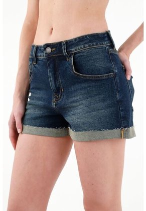 Tennis Short Azul Para Mujer