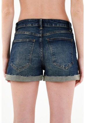 Tennis Short Azul Para Mujer