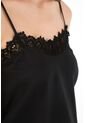 Tennis Camisa Negra De Tiras Ajustables Para Mujer de Tennis