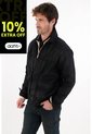 Tennis Chaqueta En Bull Denim Resinada Negra Para Hombre de Tennis