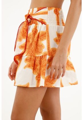 Tennis Falda Estampada Con Bolero Para Mujer