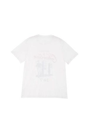 Tennis Camiseta Blanca Estampada Para Hombre